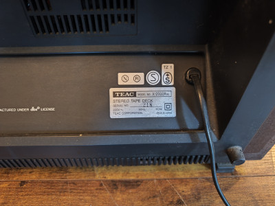 TEAC  X2000R