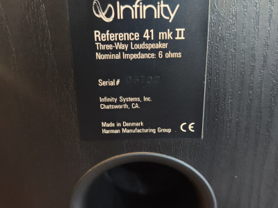 INFINITY reference 41mk2